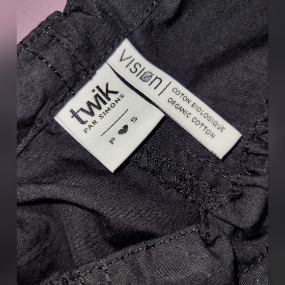 NWT Twik Adjustable Black Cargo Midi Skirt - Picture 4 of 6